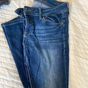 D1961 Premium denim skinny jeans in dark wash.